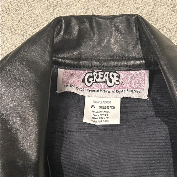 Black Faux Leather Jacket (Toddler/Kids) - Picture 2 of 5